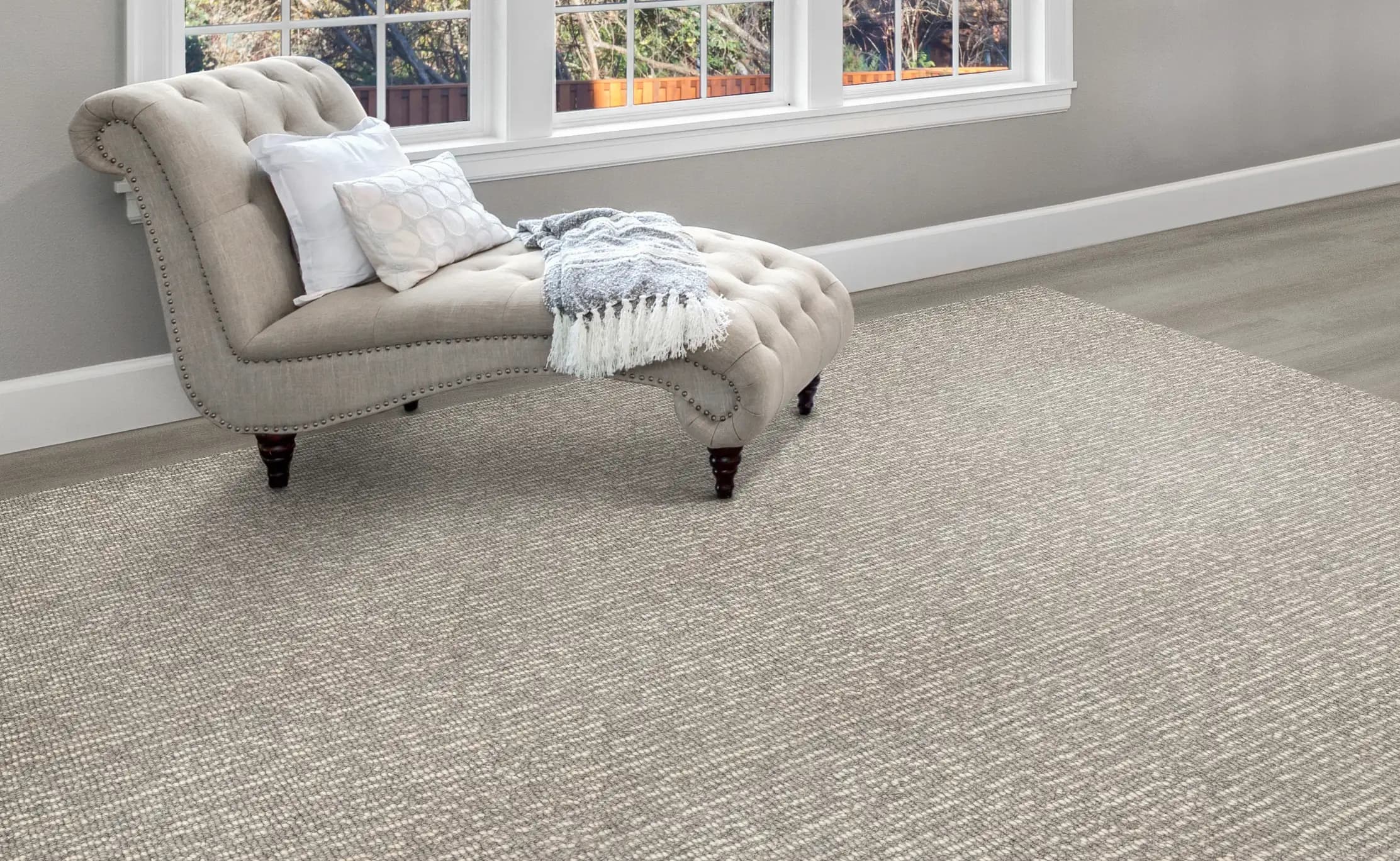 Freshly cleaned carpet with an even, cared-for pile
